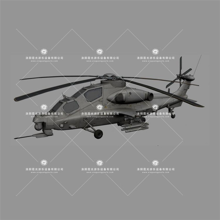楚雄武装直升机3D模型